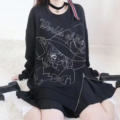 Juwas Magic Witch Anime Oversized Hoodie NEW ARRIVAL