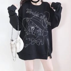 Juwas Magic Witch Anime Oversized Hoodie NEW ARRIVAL