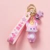 Juwas Lovely Pink Fox PVC Keychain