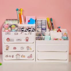 Juwas Personal Daily Stuffs Printed Mini Organizer/Drawer