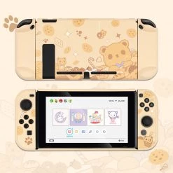 Juwas Cute Cartoon Bear Case For Nintendo Switch Desk Supplies
