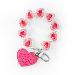 Juwas NEW ARRIVAL Lovely Hearts Beads Wristlet Bracelet