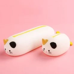 Juwas 2PCS Cute Animal Silica Gel Pencil Case NEW ARRIVAL