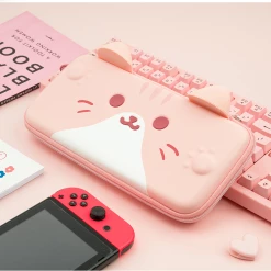 Juwas NEW ARRIVAL Corgi And Cat Ears Nintendo Switch Protective Case Cover