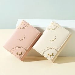 Juwas Cartoon Bear Credit Card Holder Wallet NEW ARRIVAL