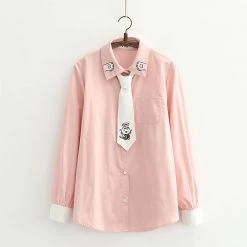 Juwas CLOTHING Cute Family Bear Long Sleeve With Tie