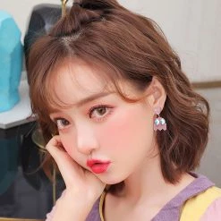 Juwas Pixel Ghost Silver Earrings NEW ARRIVAL