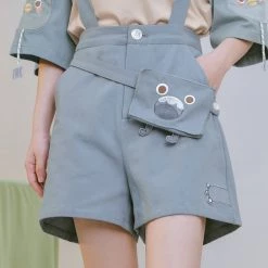 Juwas Monster Reboot Blue Shirt And Shorts