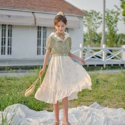 Juwas NEW ARRIVAL Vintage Spring Dress And Blazer