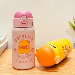 Juwas Cups & Bottles Cute Cartoon Themed Water Bottle