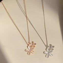 Juwas Daisy Silver Necklace