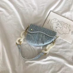 Juwas Chic Irregular Pearl Chain Handbag NEW ARRIVAL