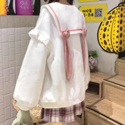 Juwas CLOTHING Sweet Bunny Ears Loose Sweatshirt