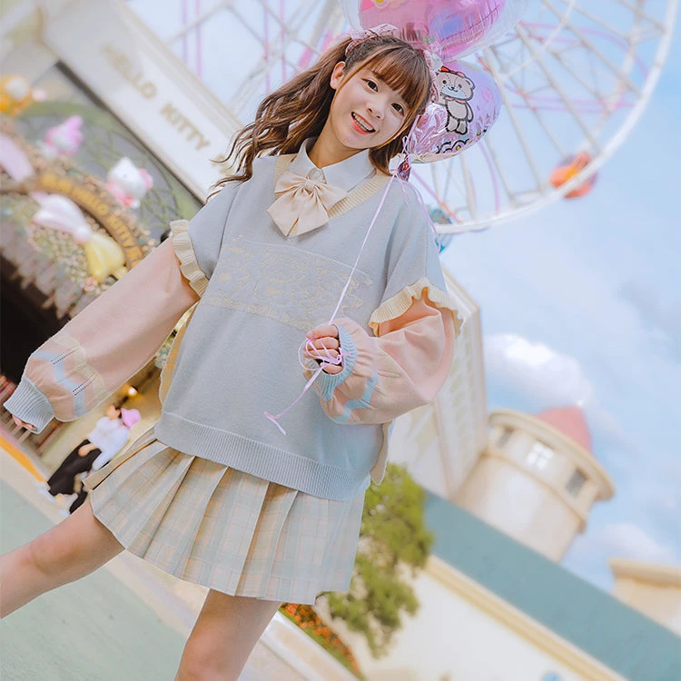 Juwas Kawaii JK Uniform Pleated Plaid Mini School Skirt 5 Juwas Kawaii JK Uniform Pleated Plaid Mini School Skirt