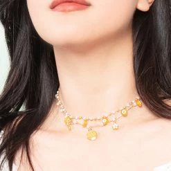 Juwas NEW ARRIVAL Smile Flower Necklace