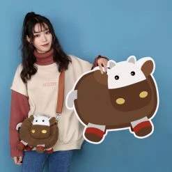 -Juwas NEW ARRIVAL Plush Cow Soft Crossbody Bag