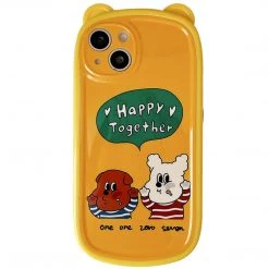 Juwas Puppy And Rabbit Happy Together IPhone Case
