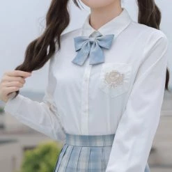 Juwas NEW ARRIVAL Kawaii School Uniform Polo Shirt