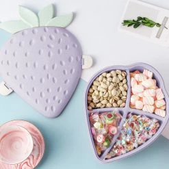 -Juwas Kawaii Strawberry Apple Snack Case