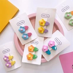 Juwas Cute Flower Hair Clips