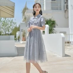 Juwas Japanese Vintage Pearl Dress NEW ARRIVAL