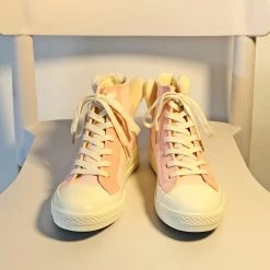 Juwas Bunny Ears Thigh High Cut Sneakers