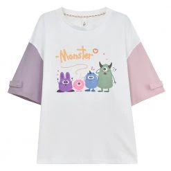 Juwas NEW ARRIVAL Clumsy Monsters Two-Tone Tees 15 Juwas NEW ARRIVAL Clumsy Monsters Two-Tone Tees