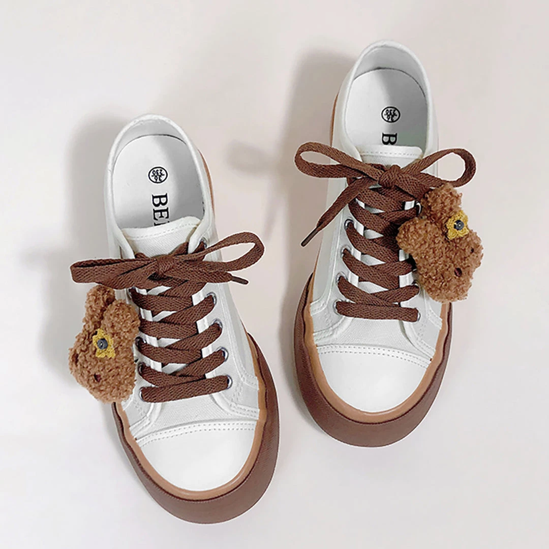 Juwas Cute Bunny Milk Tea Canvas Sneaker 9 Juwas Cute Bunny Milk Tea Canvas Sneaker