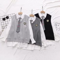 Juwas Vintage Style V Neck Vest