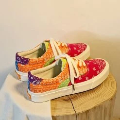 Juwas Ulzzang Colorful Block Sneaker NEW ARRIVAL