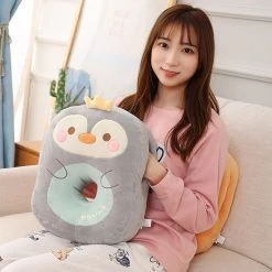 Juwas NEW ARRIVAL Comfy Animals Square Donuts Plush Pillows