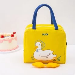 Juwas Yellow Mrs Duck Mini Lunch Bag NEW ARRIVAL