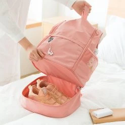 -Juwas Pink Fitness Backpack With Shoe Storage NEW ARRIVAL