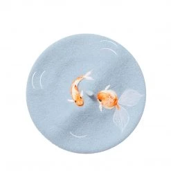 Juwas CLOTHING Goldfish Handmade Beret