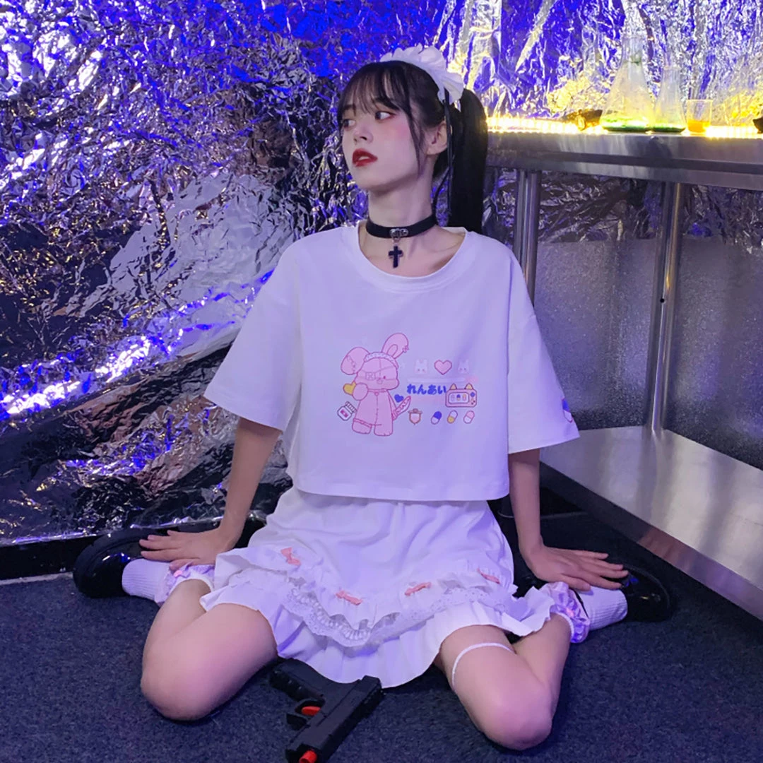 Juwas Cute Classic White Ribbon Double Layer Ruffled Skirt NEW ARRIVAL 5 Juwas Cute Classic White Ribbon Double Layer Ruffled Skirt NEW ARRIVAL