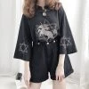 Juwas Dark Goth “Mystery” Unicorn Long Sleeve T-shirt CLOTHING 2 Juwas Dark Goth “Mystery” Unicorn Long Sleeve T-shirt CLOTHING