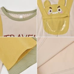 Juwas Kawaii Travel Monster T-Shirt NEW ARRIVAL