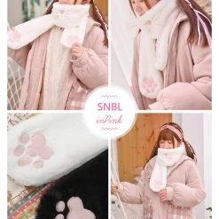 Juwas.com Online Store NEW ARRIVAL Kawaii Cat Paw Scarf