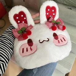 Juwas NEW ARRIVAL Sweet Strawberry Bunny Mini Handbag