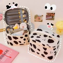 Juwas Cow Print Makeup Bag NEW ARRIVAL