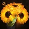 Juwas NEW ARRIVAL Creative Sunflower Pot Light