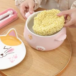 Juwas Japanese Cats Noodle Bowl NEW ARRIVAL