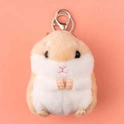 Juwas NEW ARRIVAL Kawaii Hamster Plush Keychain