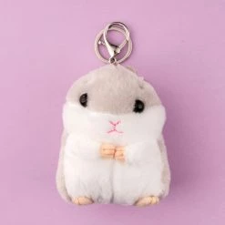 Juwas NEW ARRIVAL Kawaii Hamster Plush Keychain