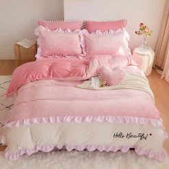 Juwas Candy Pastels Polka Dot Bedding Set NEW ARRIVAL