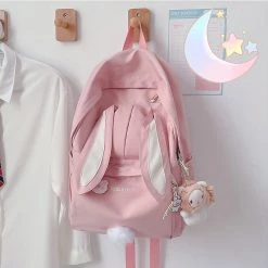 Juwas Bunny Ears Pastel Backpack Bag