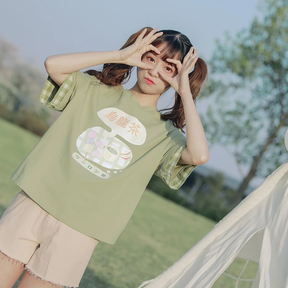 Juwas Japanese Tea “Oolong” Time Graphic Tees 5 Juwas Japanese Tea “Oolong” Time Graphic Tees