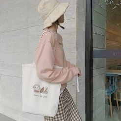 Juwas Japanese Spice Jars Canvas Tote Bag