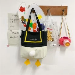 Juwas Duck Feet Shoulder Tote Bag NEW ARRIVAL