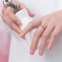 Juwas Fashion & Beauty Bunny Silver Open Ring